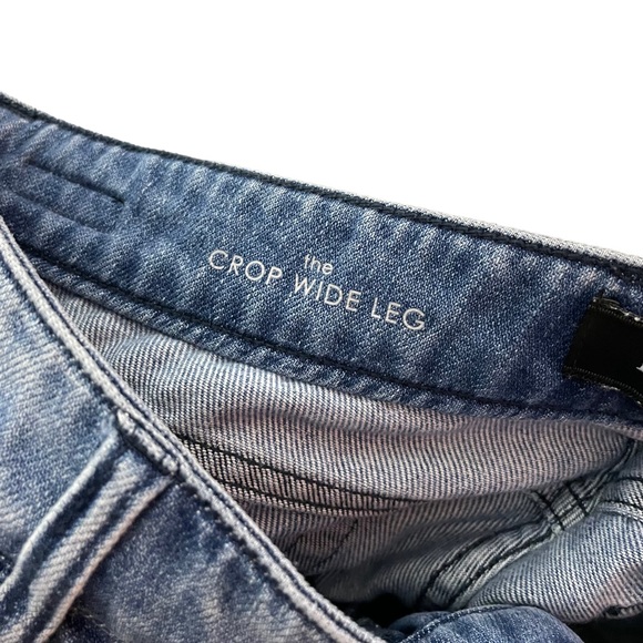 Liverpool The Crop Wide Leg Raw Hem Size 8/29 Baggy Relaxed Hipster Cropped Jean - Picture 4 of 16